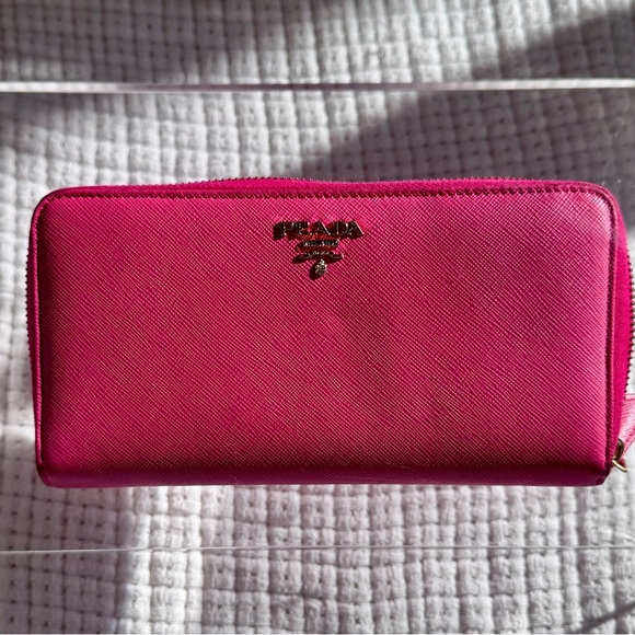 Prada Fuchsia Wallet - Picture 1 of 9